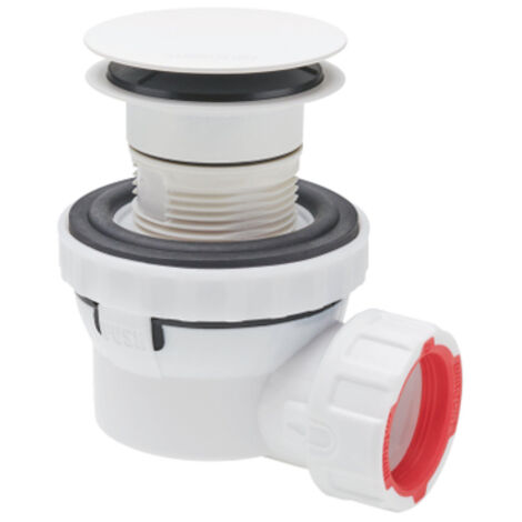 Wirquin Nano 6.7 Siphon lavabo - bonde clic clac - blanc