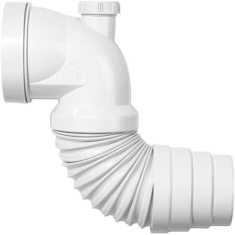 WIRQUIN Pipe coudée extensible avec piquage