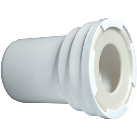 Wirquin – Pipe wc rigide courte droite mâle D100 mm – Installation à coller – Pour bâti-supports – Résistante aux produits chimiques – Couleur blanche