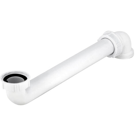 Wirquin Pro – Tubulure Ø32 pour siphon de lavabo – Sortie à visser – Acier laiton – Compatible espaces confinés – Débit max optimisé