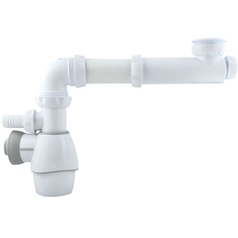 WIRQUIN Siphon universel tout-en-un déporté 1bac, 30720242 WIRQUIN