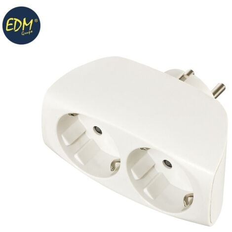 Wirtschaftlicher T/TL-EDM-Mehrfachstecker mit Doppelausgang, 2.400 W, 4,8 mm