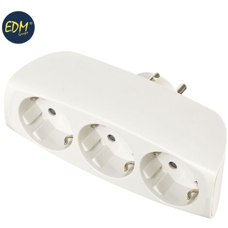 Wirtschaftlicher T/TL-EDM-Mehrfachstecker mit drei Ausgängen, 2.400 W, 4,8 mm