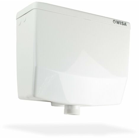 Wisa 295 WC Retro Spülkasten hochhängend Aufputz Toilettenspülkasten weiss