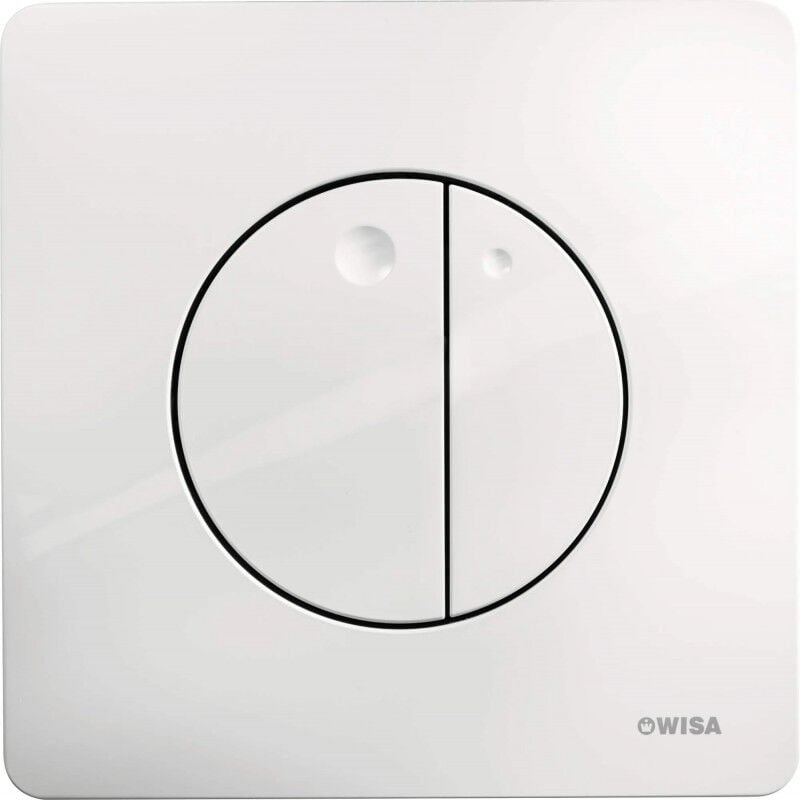 Wisa - Plaque blanche de commande Quadro Gaia df