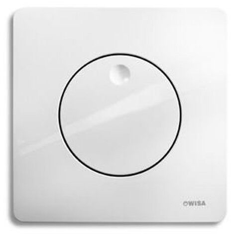 Wisa Gaia Plaque de commande avec interrupteur Blanc