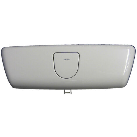 Wisa Serie 1000 couvercle avec bouton poussoir pour Réservoir WC blanc