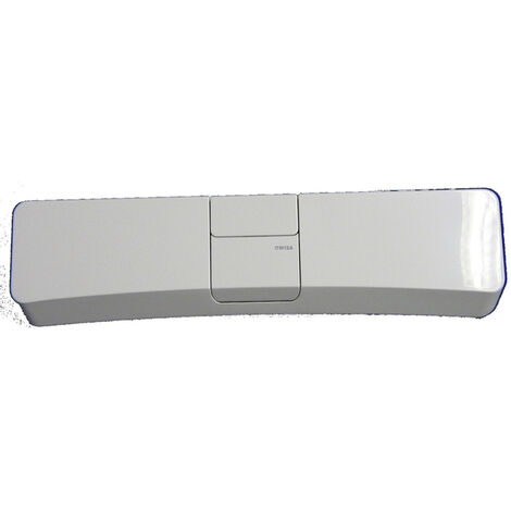 Wisa Serie 790 couvercle avec bouton poussoir pour Réservoir WC blanc