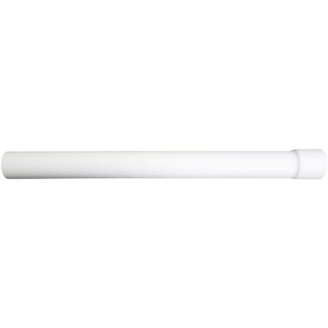 Wisa Spülrohrverlängerung mit Muffe Kunststoff, weiß, 50 cm, Ø 4,4 cm Spülrohre & Abläufe