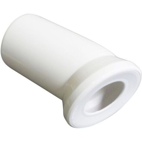 Wisa WC-Anschlußbogen Uni 22° weiß, 15 cm Spülrohre & Abläufe