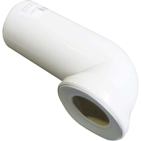 Wisa WC-Anschlußbogen Uni 90° weiß, 23 cm Spülrohre & Abläufe