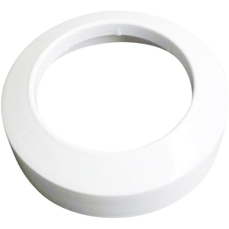 Wisa WC-Rosette weiß, 5 cm, flache Ausführung Spülrohre & Abläufe