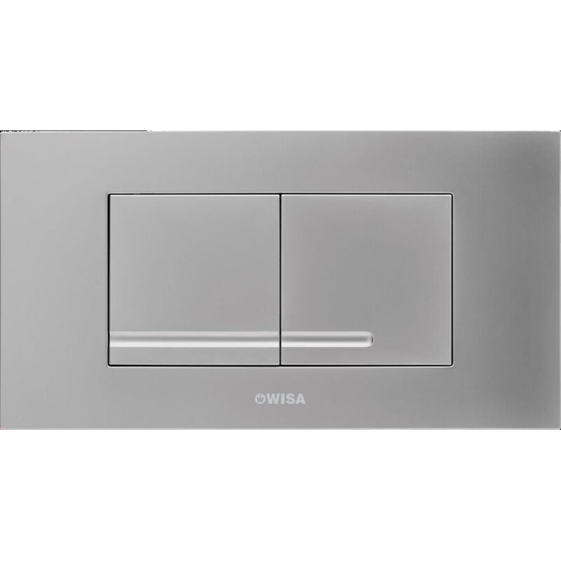 Wisa - Xt Bedienungsplatte Kantos Df Kunststoff Mattchrom 8050418731