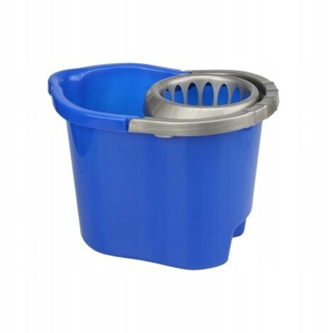 Wischeimer mit Auswringer 13 l blau