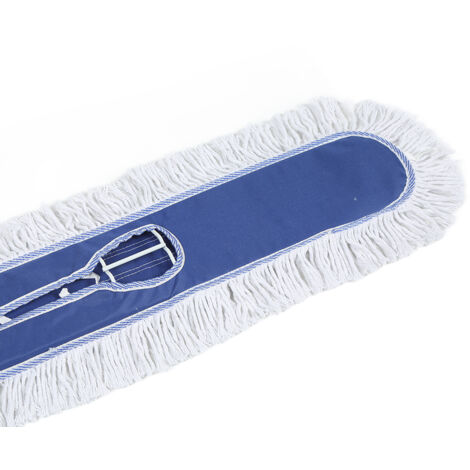 [Wischmopp-Set] Flachmopp, 360° drehbar, Oxford-Gewebe, Bodenreinigung, Hotel/Restaurant, 122 cm, 1 Set