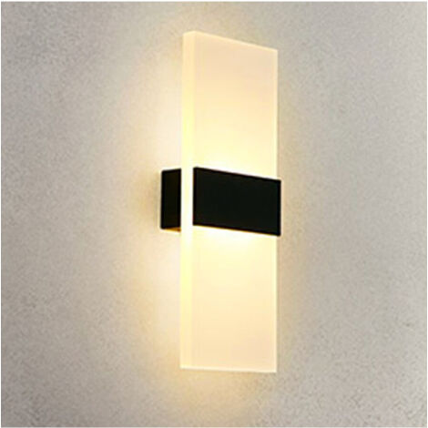 Wisdom - Applique Cubo A Led Da 12w In Vetro Faretto Da Parete Muro Luce Per Interni Ip20 - -Bianco Naturale      -