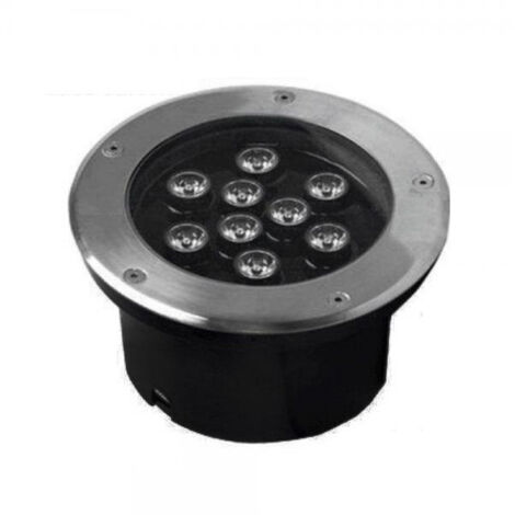 Wisdom - Faretto Led Wisdom 9w 810lm Segnapasso Calpestabile Da Incasso Per Esterni Ip65 - -Bianco Caldo      -