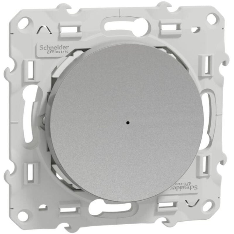 Schneider Electric - Wiser Odace - bouton poussoir - 10A - zigbee - alu (S530530W)