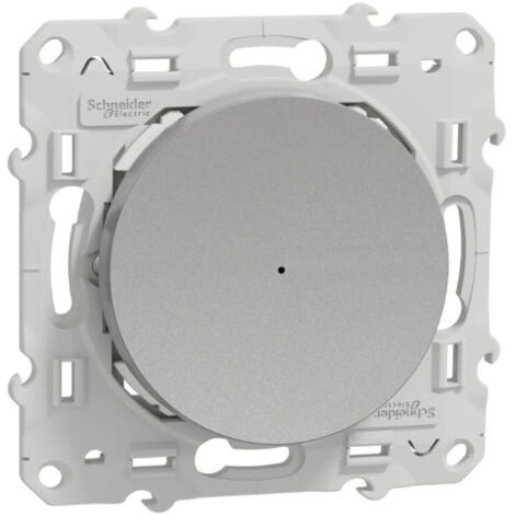 Wiser Odace - bouton poussoir - 10A - zigbee - alu (S530530W)