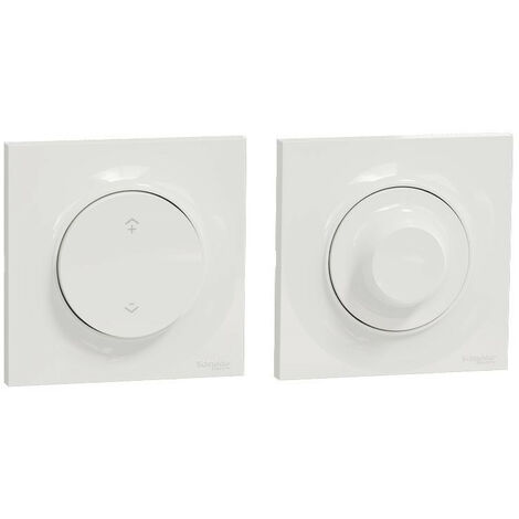 Wiser Odace - Kit commande sans fils et variateur de lumière zigbee 3.0 (S520513K)