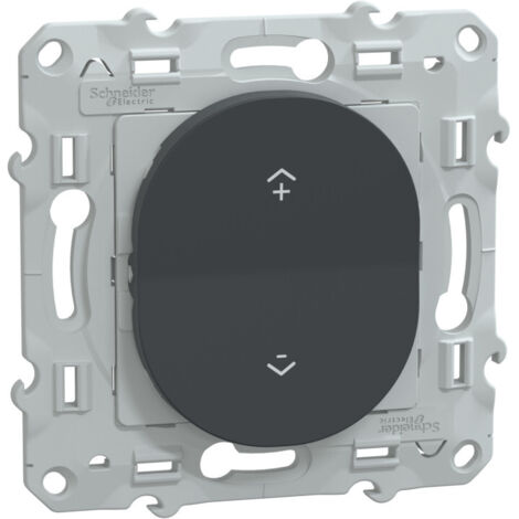 Wiser Ovalis - interrupteur centralisé sans fil 2 ou 4 BP - Anthracite (S340531)
