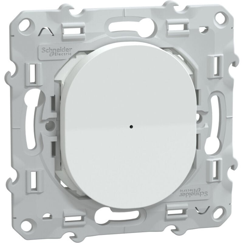 Schneider Electric - variateur poussoir 2 fils zigbee blanc schneider wiser ovalis - S320522W