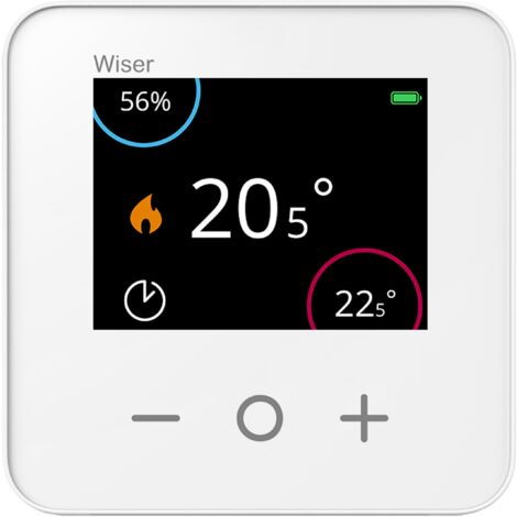 Wiser thermostat d'ambiance connecte avec 1 ecran, Schneider Electric ref. CCTFR6400