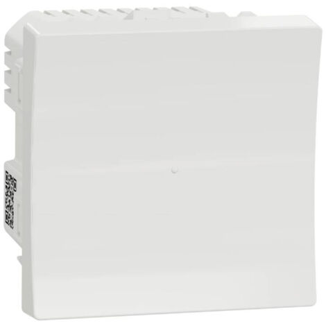 Wiser Unica - bouton poussoir - 10A - zigbee - blanc - méca seul (NU353718W)