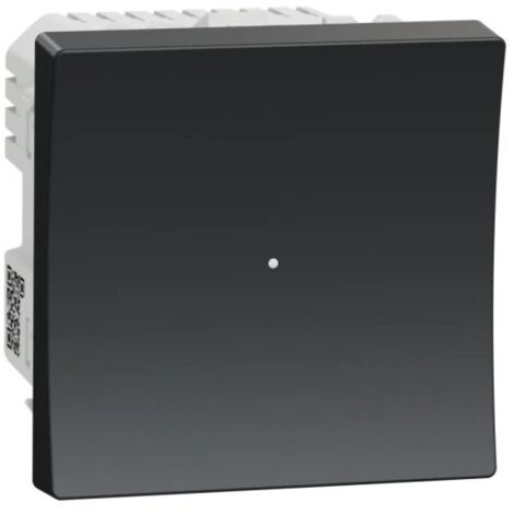 Wiser Unica - variateur poussoir - 2 fils - zigbee - anthracite - méca seul (NU351554W)