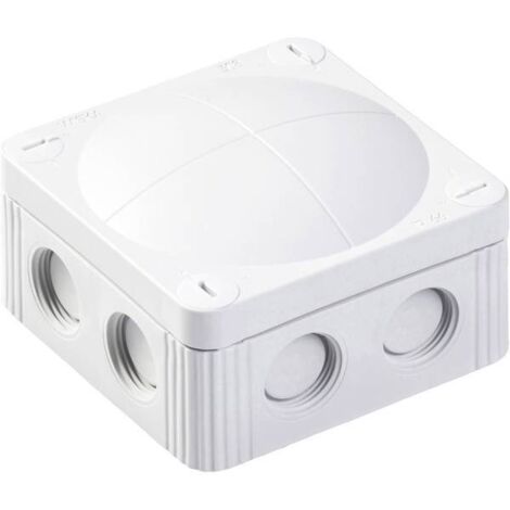 Wiska 10060401 Cassetta di derivazione (L x L x A) 85 x 85 x 51 mm Grigio (RAL 7035) IP66/IP67 1 pz.