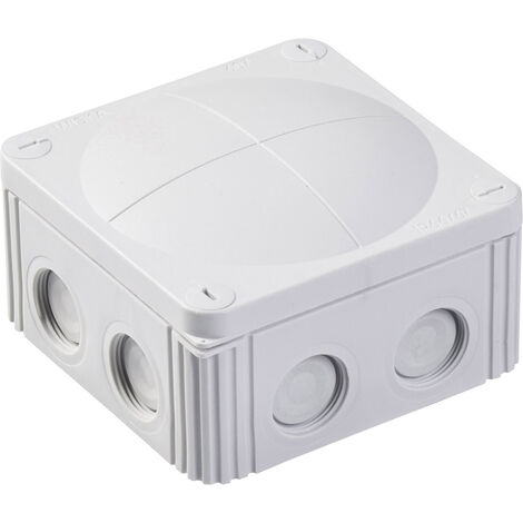 Wiska 10060532 Abzweigkasten (L x B x H) 110 x 110 x 66 mm Lichtgrau IP66/IP67 1 St.