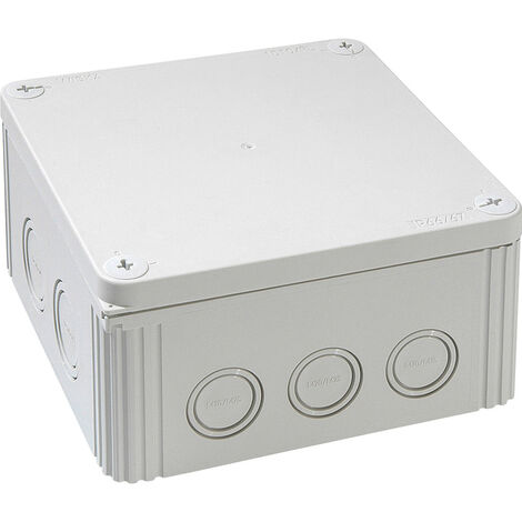 Wiska 10060704 Abzweigkasten (L x B x H) 140 x 140 x 82 mm Lichtgrau IP66/IP67 1 St.