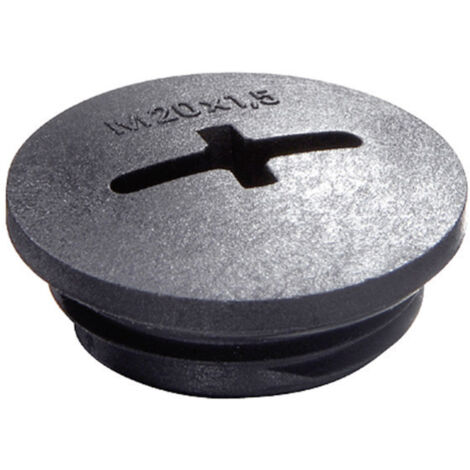 Wiska 10061836 EVSG M50 RAL 9005 Verschlussschraube M50 Polyamid Schwarz (RAL 9005) 1 St.