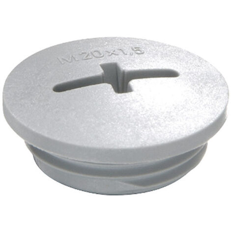 Wiska 10062515 EVSG M16 RAL 7001 Verschlussschraube  M16    Polyamid Silber-Grau (RAL 7001) 1 St.