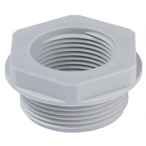 Wiska 10063670 APM 36/40 Kabelverschraubung Adapter  PG36 M40   Polyamid Lichtgrau 1 St.