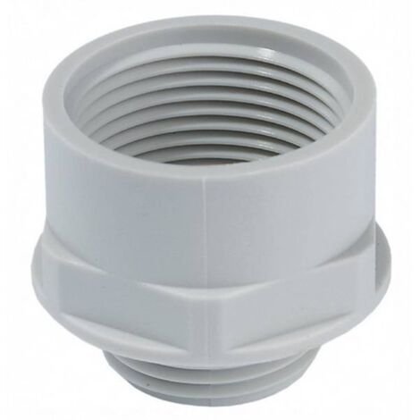 Wiska 10063671 APM 36/50 Adattatore pressacavo PG36 M50 Poliammide Grigio luminescente 1 pz.