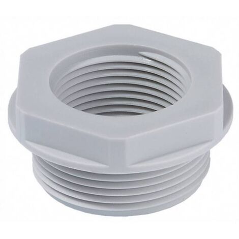 Wiska 10063676 APM 48/50 Adattatore pressacavo PG48 M50 Poliammide Grigio luminescente 1 pz.