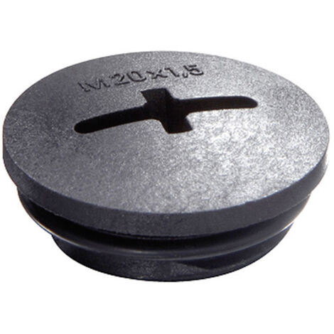 Wiska 10064646 EVSG-ORD M32 RAL 9005 Verschlussschraube  M32    Polyamid Schwarz (RAL 9005) 1 St.