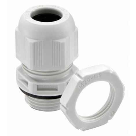 Wiska 10066525 Pressacavo filettato M16 Poliammide Grigio (RAL 7035) 50 pz.