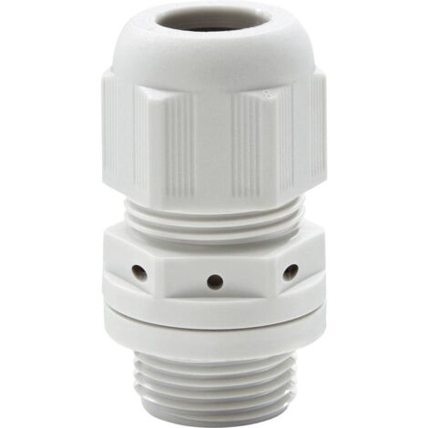 Wiska 10100666 Presse-étoupe résistant aux chocs, avec décharge de traction, avec joint M25 Polyamide gris clair (RAL 7035) 1 pc(s) W440962