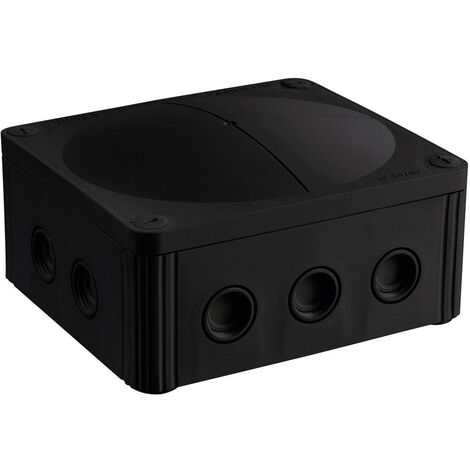 Wiska 10101463 Abzweigkasten (L x B x H) 160 x 140 x 81 mm Schwarz IP66/IP67 1 St.