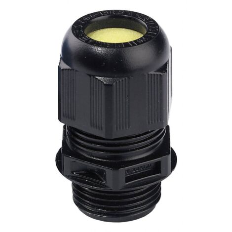 Wiska 10103364 Pressacavo filettato ATEX M16 Nero (RAL 9005) 1 pz.