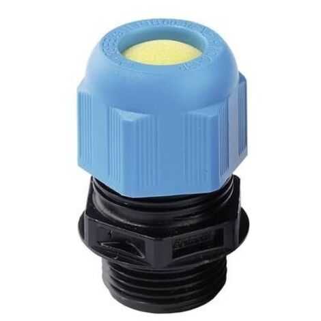 Wiska 10103390 Pressacavo filettato ATEX M25 Poliammide Nero (RAL 9005), Blu luminescente (RAL 5012) 1 pz.