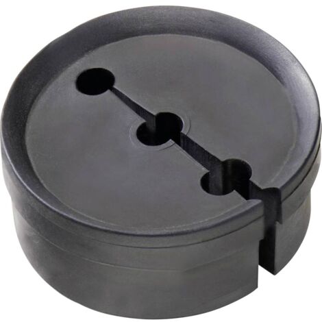 Wiska 10104447 GFD 16/01/050 Cornice di tenuta antiurto, con antistrappo M16 Plastica Nero (RAL 9005) 25 pz.