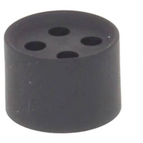 Wiska 10106843 MFD 20/04/040 Inserto di tenuta antiurto, con antistrappo M20 Plastica Nero (RAL 9005) 25 pz.