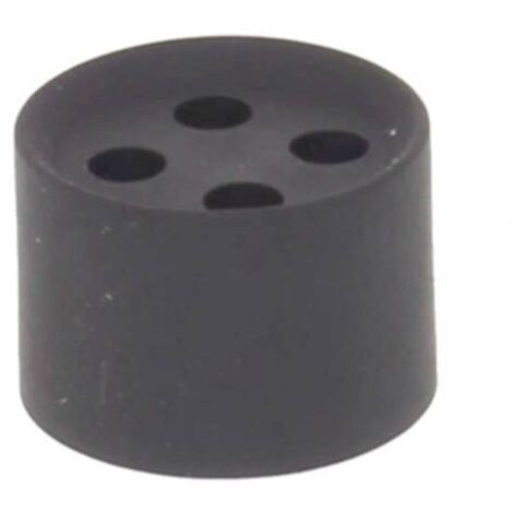 Wiska 10106843 MFD 20/04/040 Joint muti-passages résistant aux chocs, avec décharge de traction M20 plastique noir (RAL