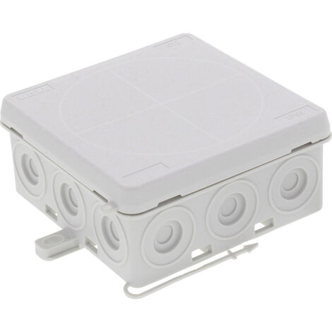 Wiska 10109427 Abzweigkasten (L x B x H) 86 x 86 x 41 mm Lichtgrau (RAL 7035) IP55 1 St.