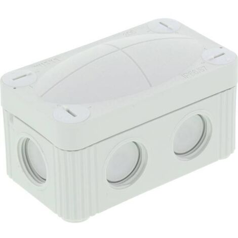 Wiska 10109570 Cassetta di derivazione (L x L x A) 85 x 49 x 51 mm Grigio (RAL 7035) IP66/IP67 1 pz.