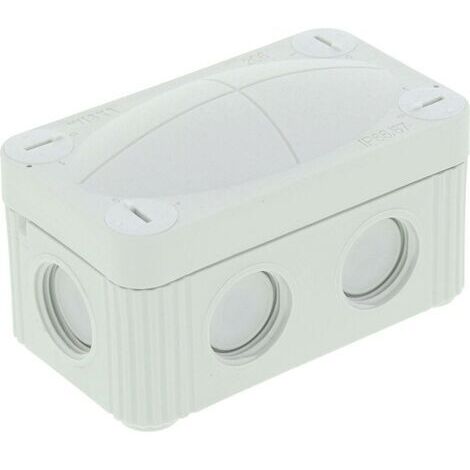 Wiska 10109571 Boîte de dérivation (L x l x H) 85 x 49 x 51 mm noir (RAL 9005) IP66/IP67 1 pc(s)
