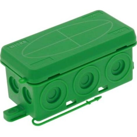 Wiska 10109585 Abzweigkasten (L x B x H) 86 x 44 x 41 mm Grün IP55 1 St.